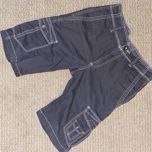 Men’s BKE Standard Fit Cargo Shorts Charcoal